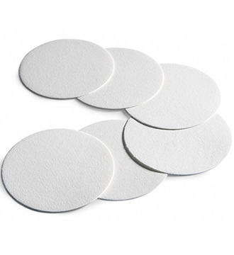 300 Piezas Papeles de Filtro Cualitativo Papel de Filtro Redondo de Diámetro de 11 cm Discos de Círculos de Filtrar Papel de Velocidad Media con Retencion Partícula de 15-20 um para Laboratorio 